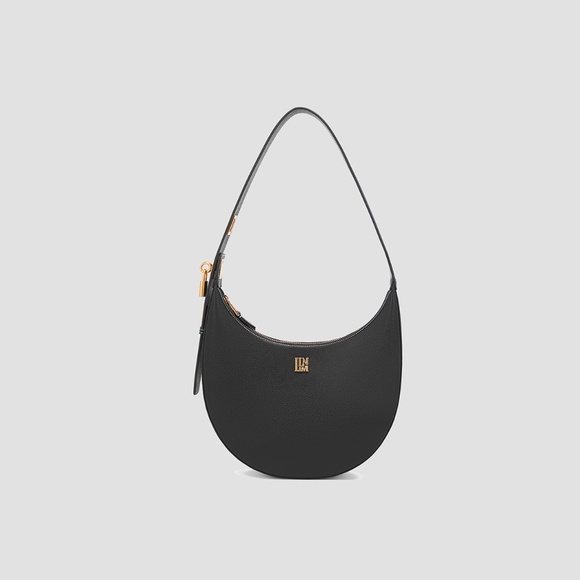 Leather shoulder bags- Crescent bag_ Moon shape handbag - Picture 1 of 17